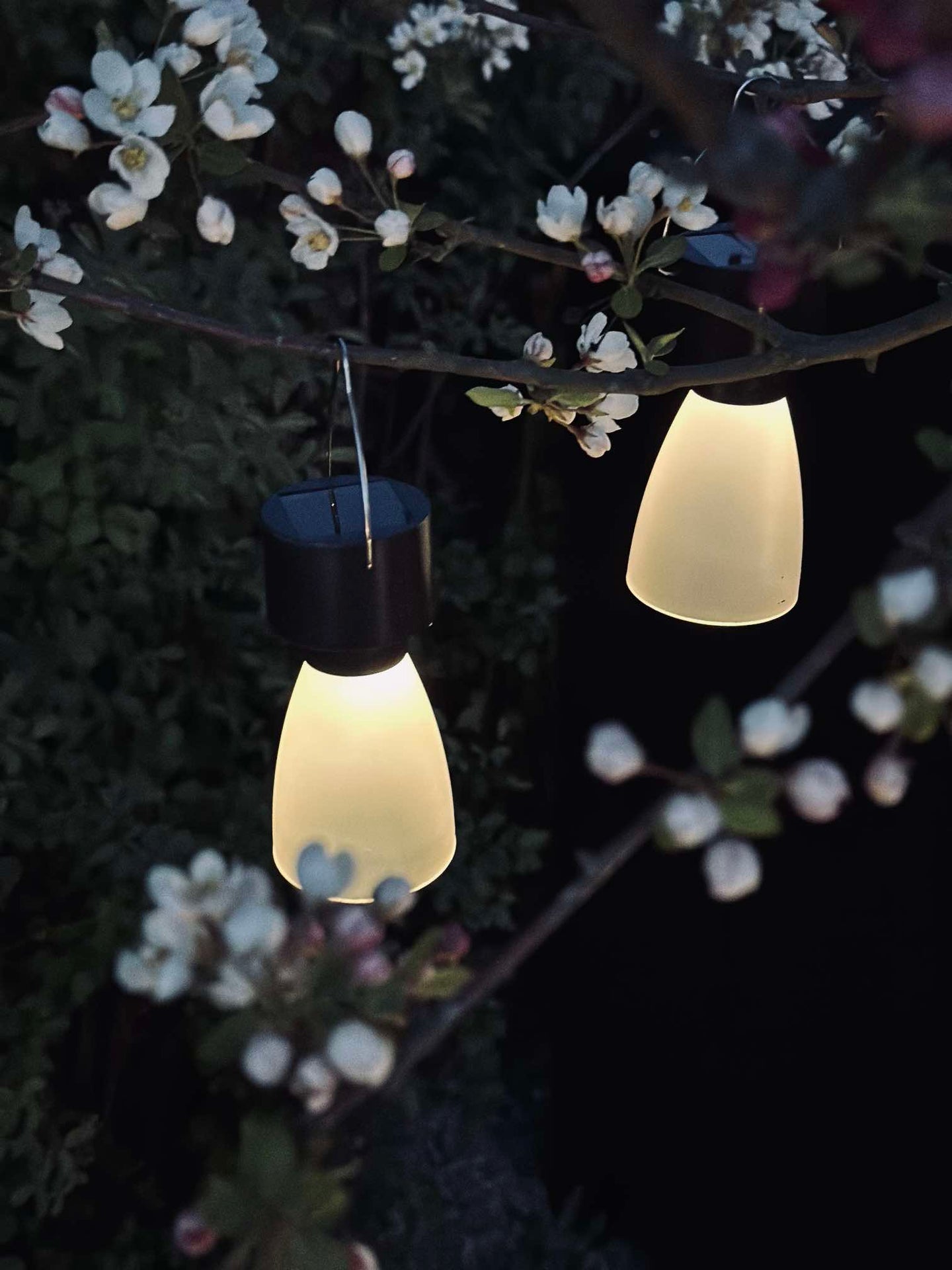 Mini lampe med solcelle