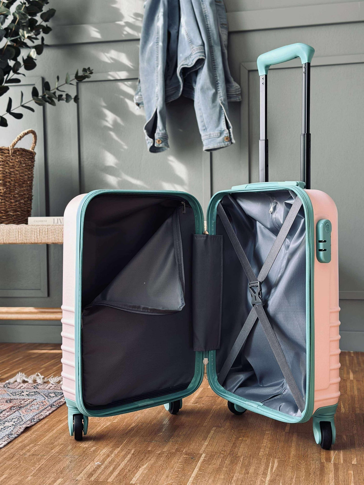 Trolley Koffert - ROSE / MINT