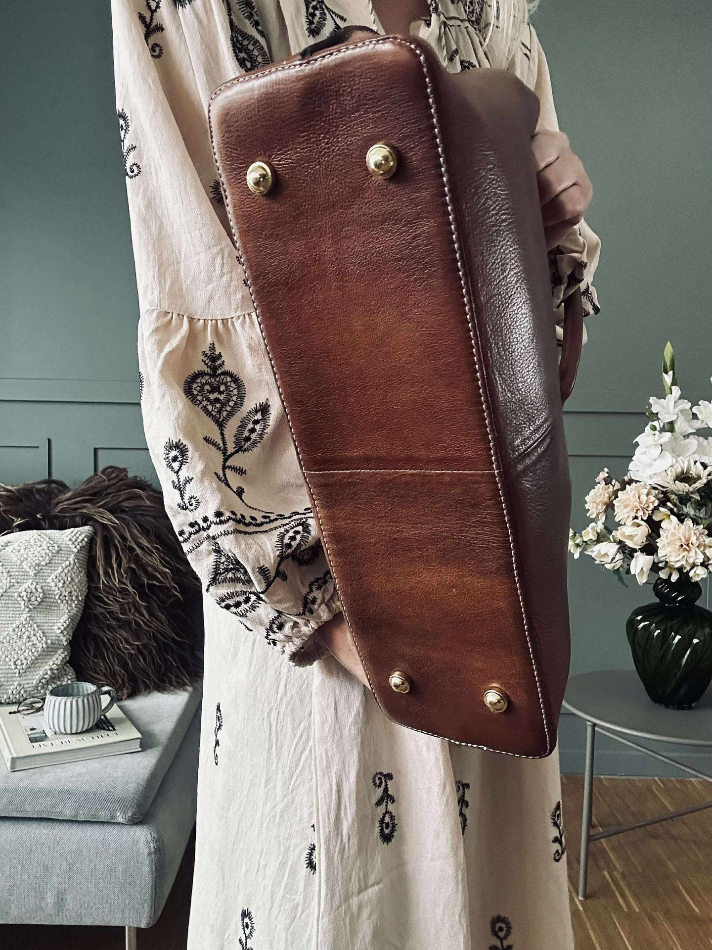 Arbeidsveske Walnut