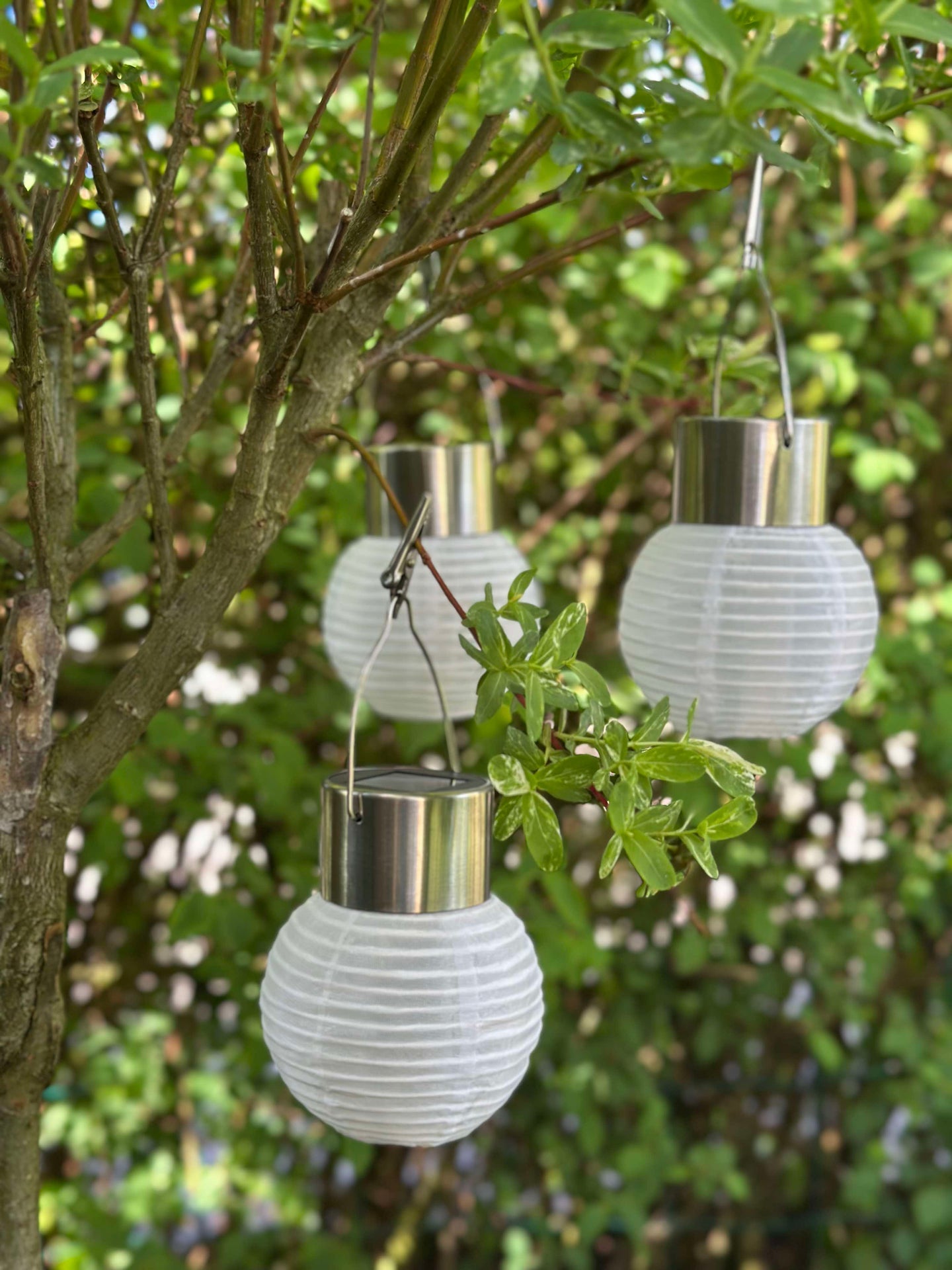 Mini lamper med solcelle - 3 stk.