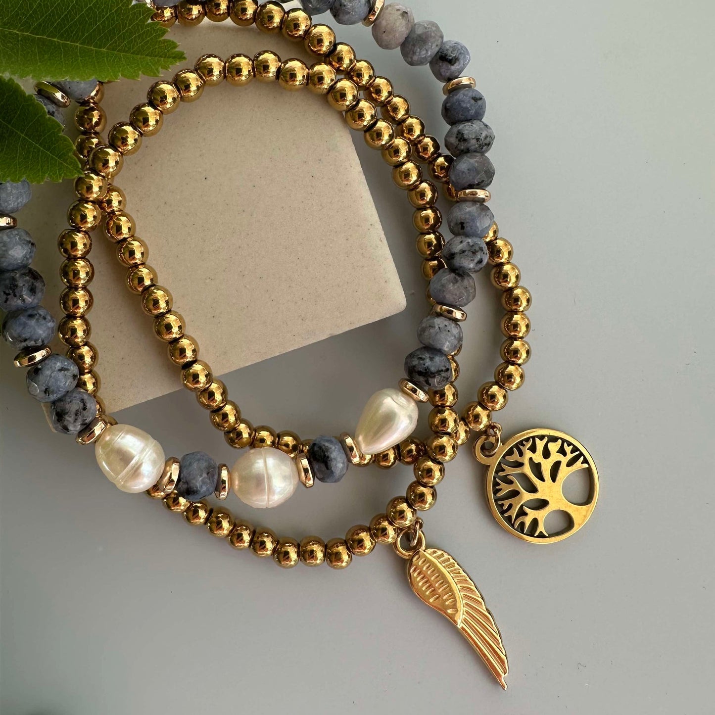 Armbånd Juliane - Blue mix
