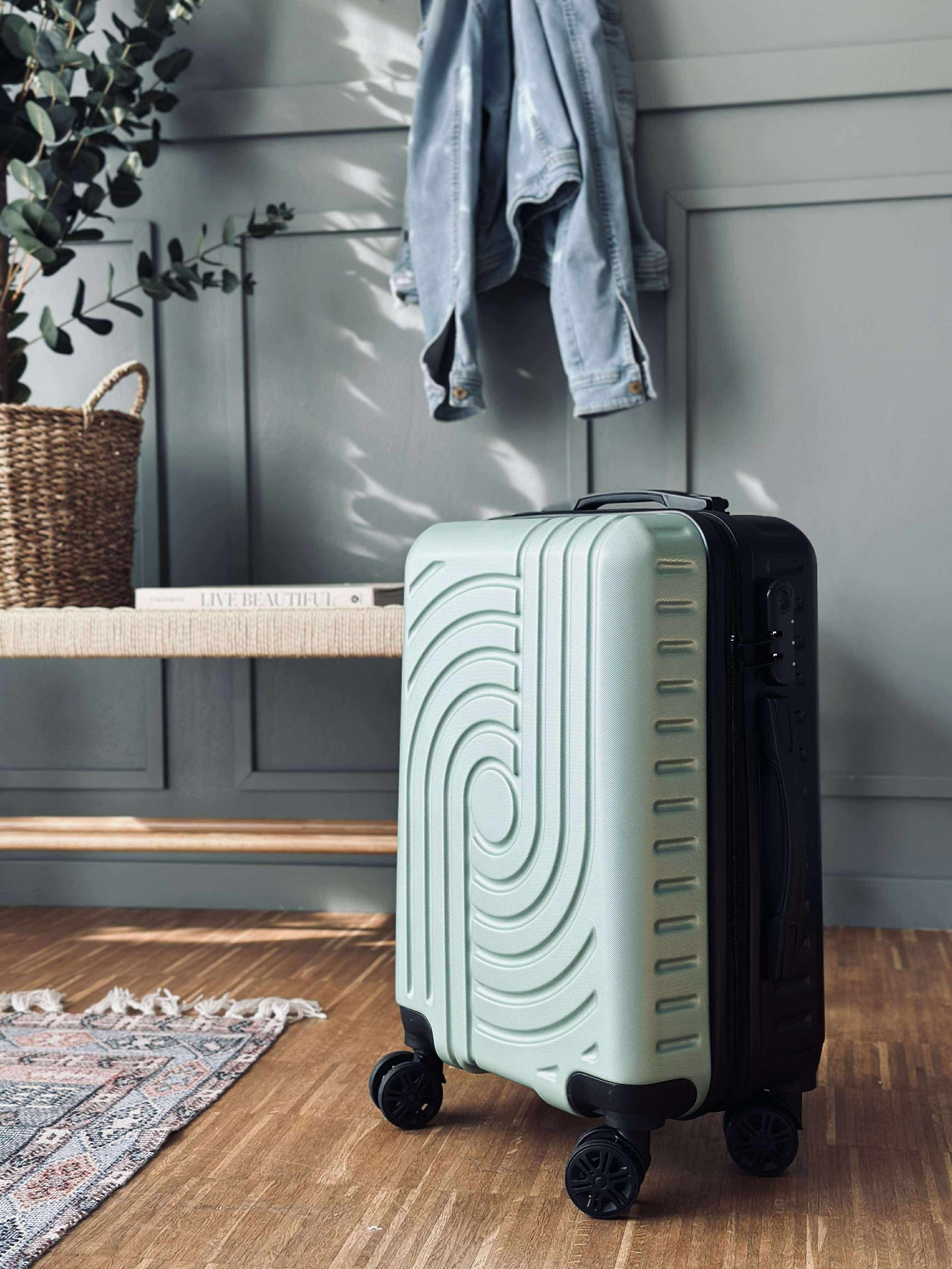 Koffert Trolley - Green