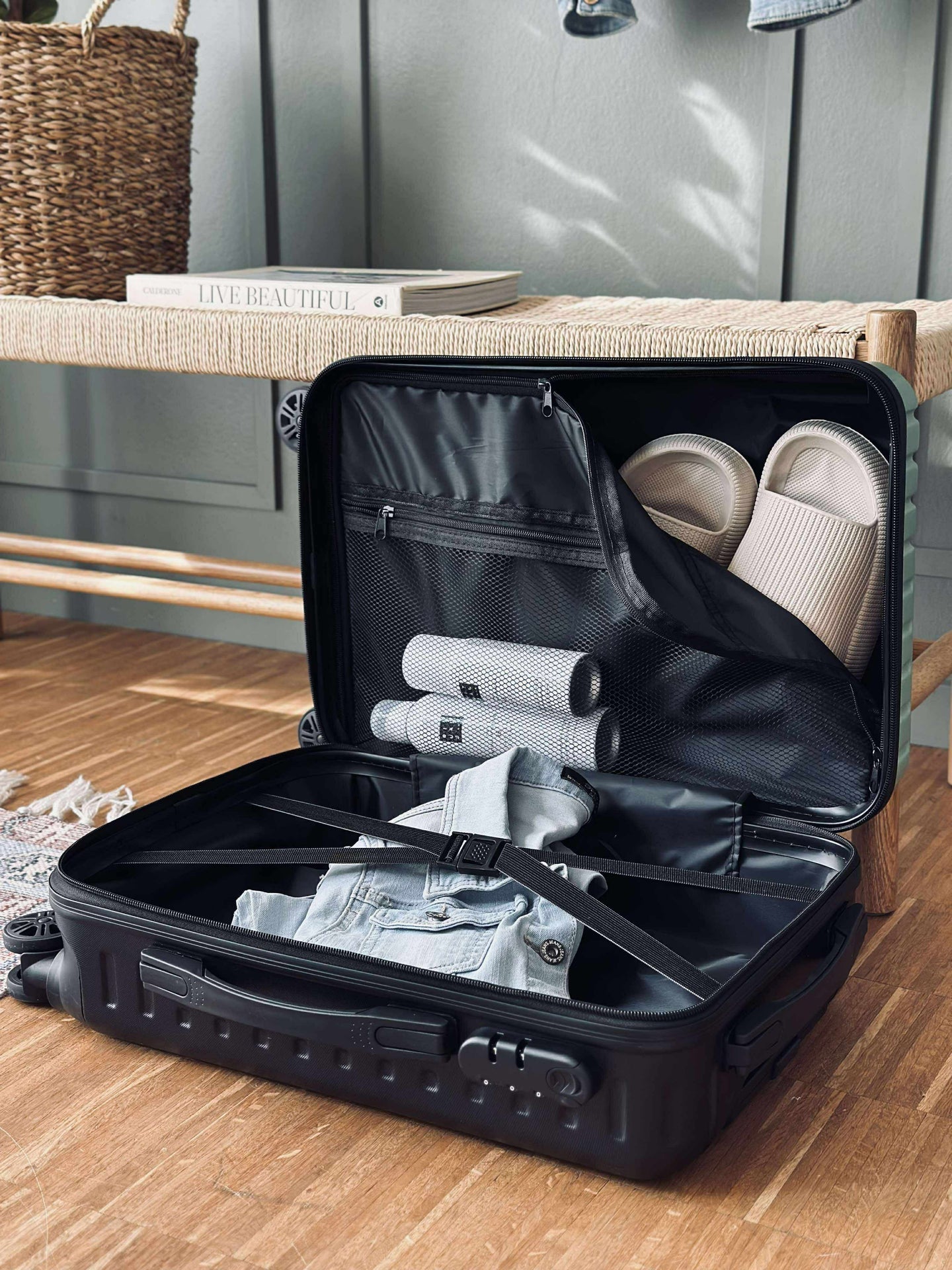 Koffert Trolley - Green