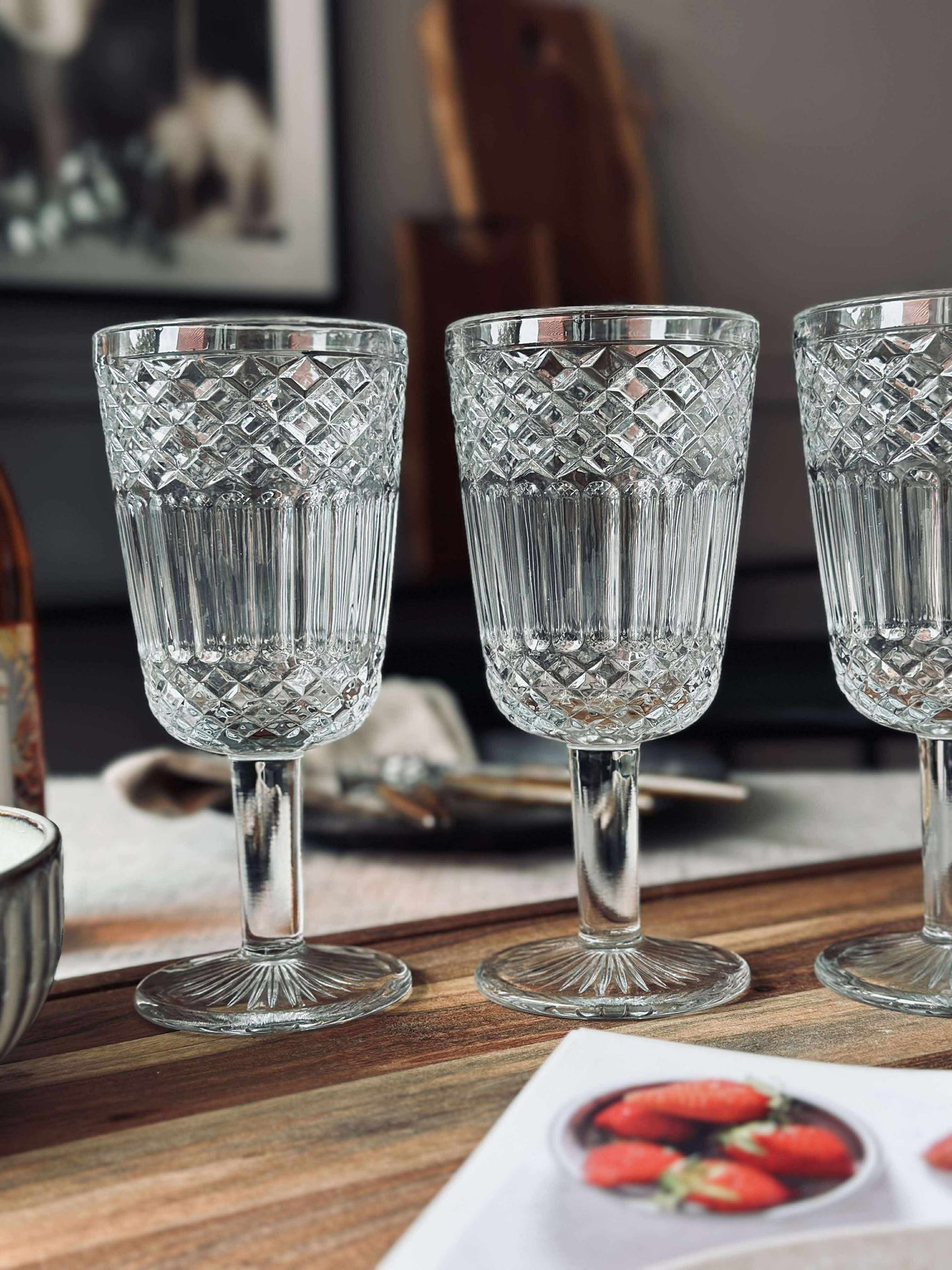 Vinglass - Sett med 4 stk.
