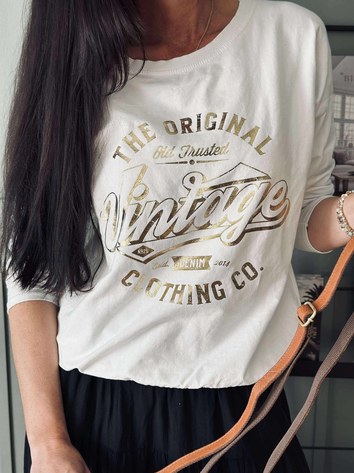 Bluse Vintage - Hvit