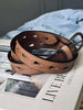 Jeans belte - Cognac