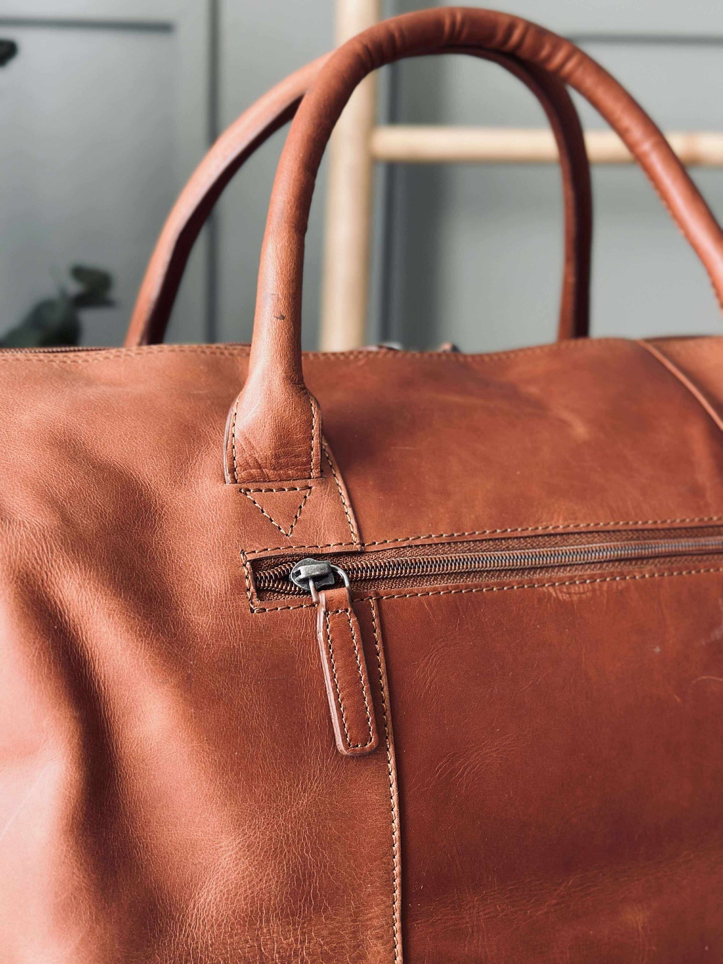 Weekendveske LONDON cognac