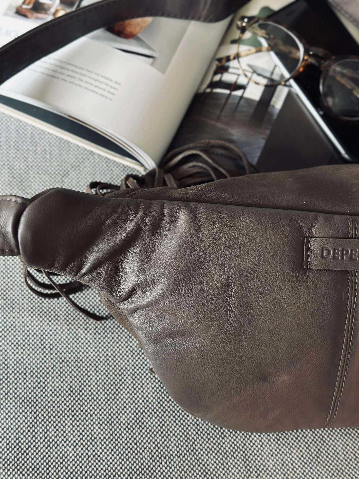 Bumbag med frynser - Deer brown