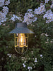 Solar lampe med oppheng - Grønn / gull