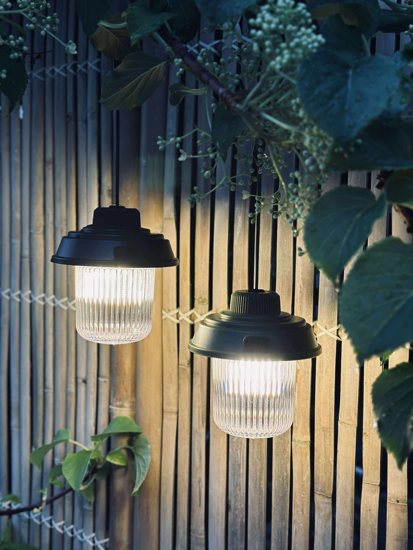 Campinglampe med ledning - Color mix