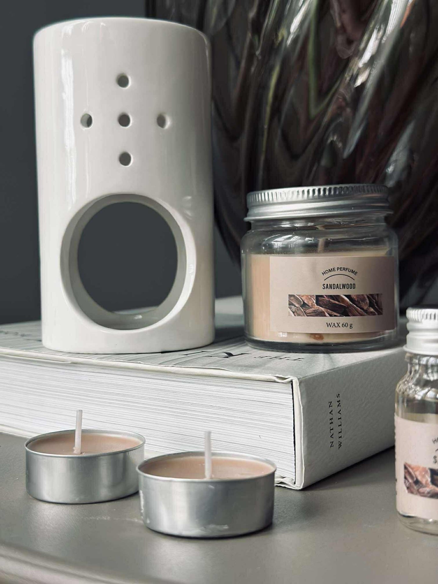 Aroma sett - 8 deler Sandalwood