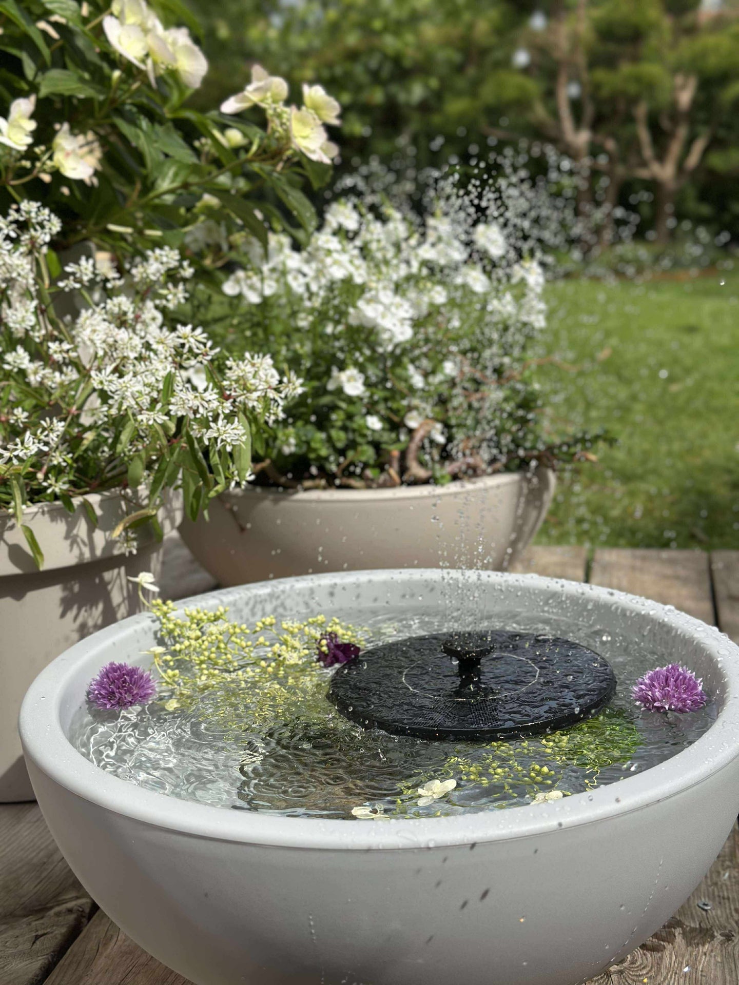 Speilbasseng i resirkulert plast - Stone grey