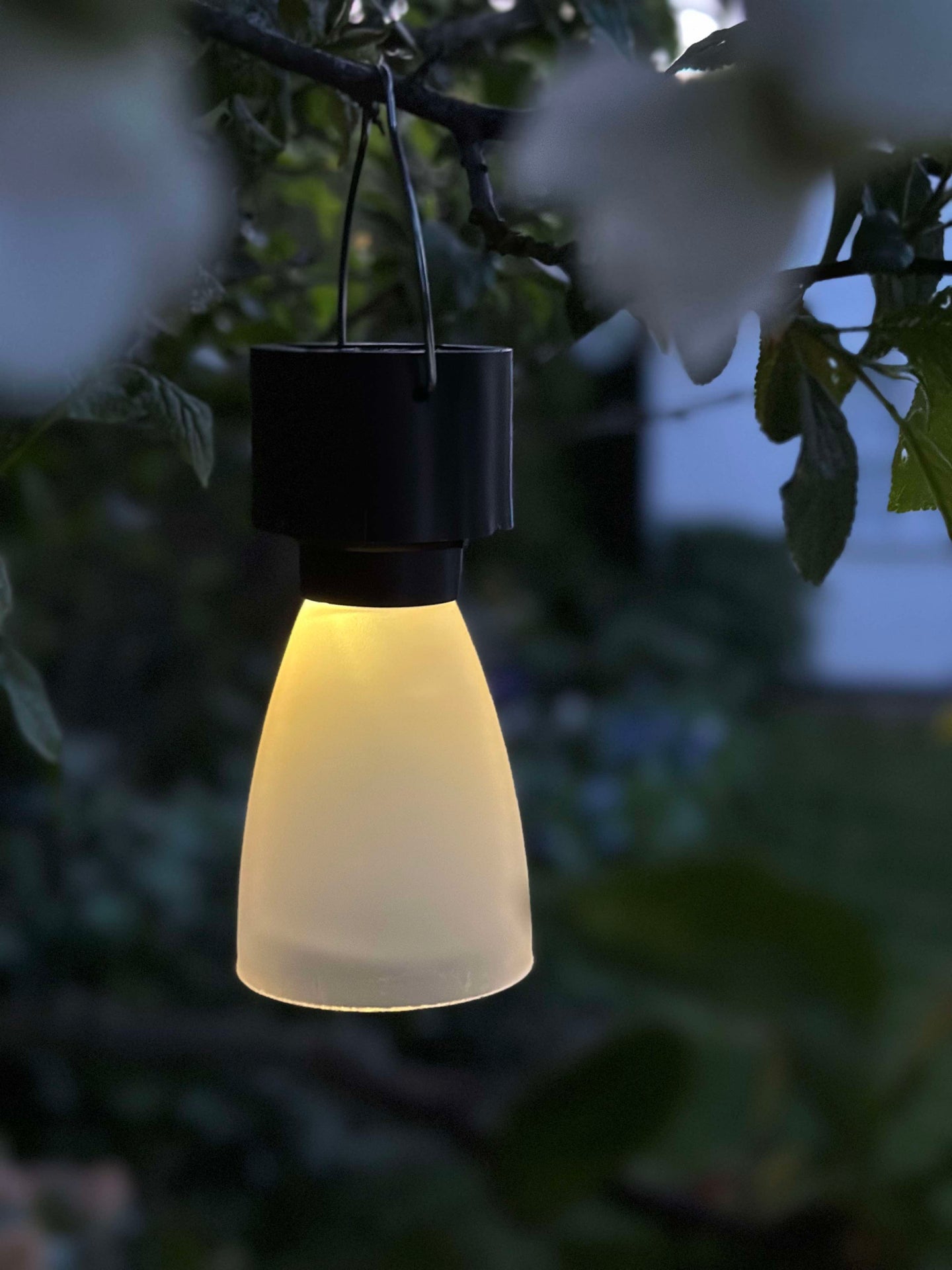 Mini lampe med solcelle