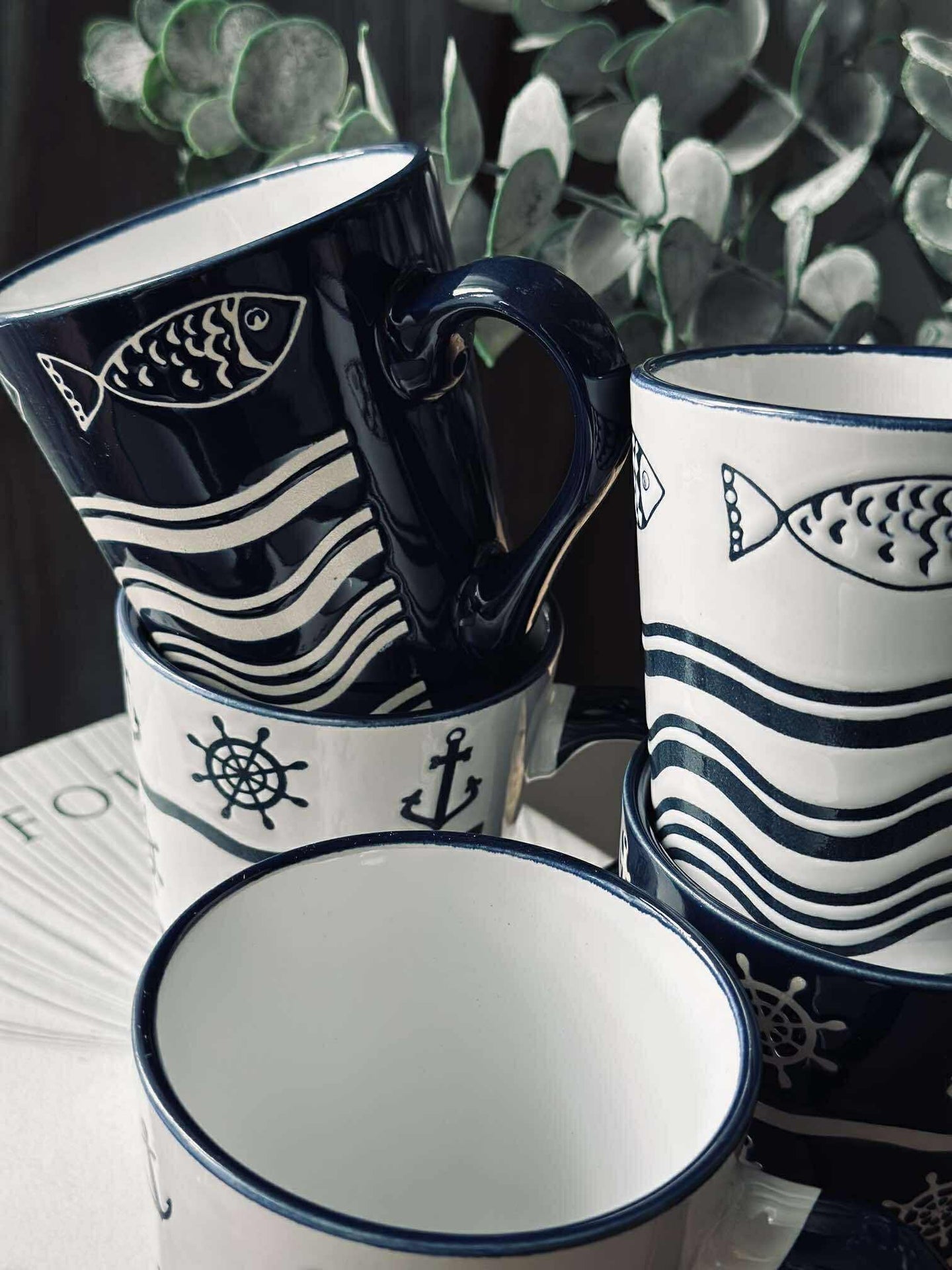Krus i steintøy – Maritime MIX