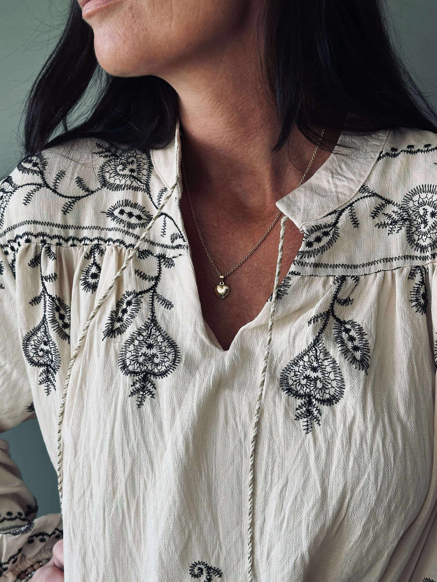 Kjole Embroidery boheme