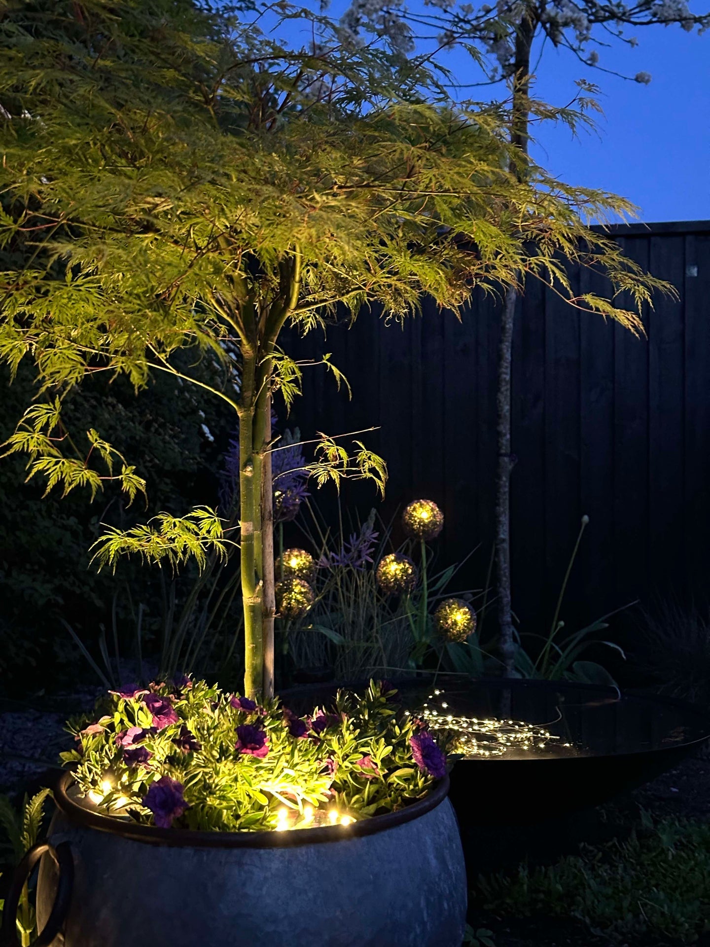 Solcelle spots BLACK – Sett med 4 stk.