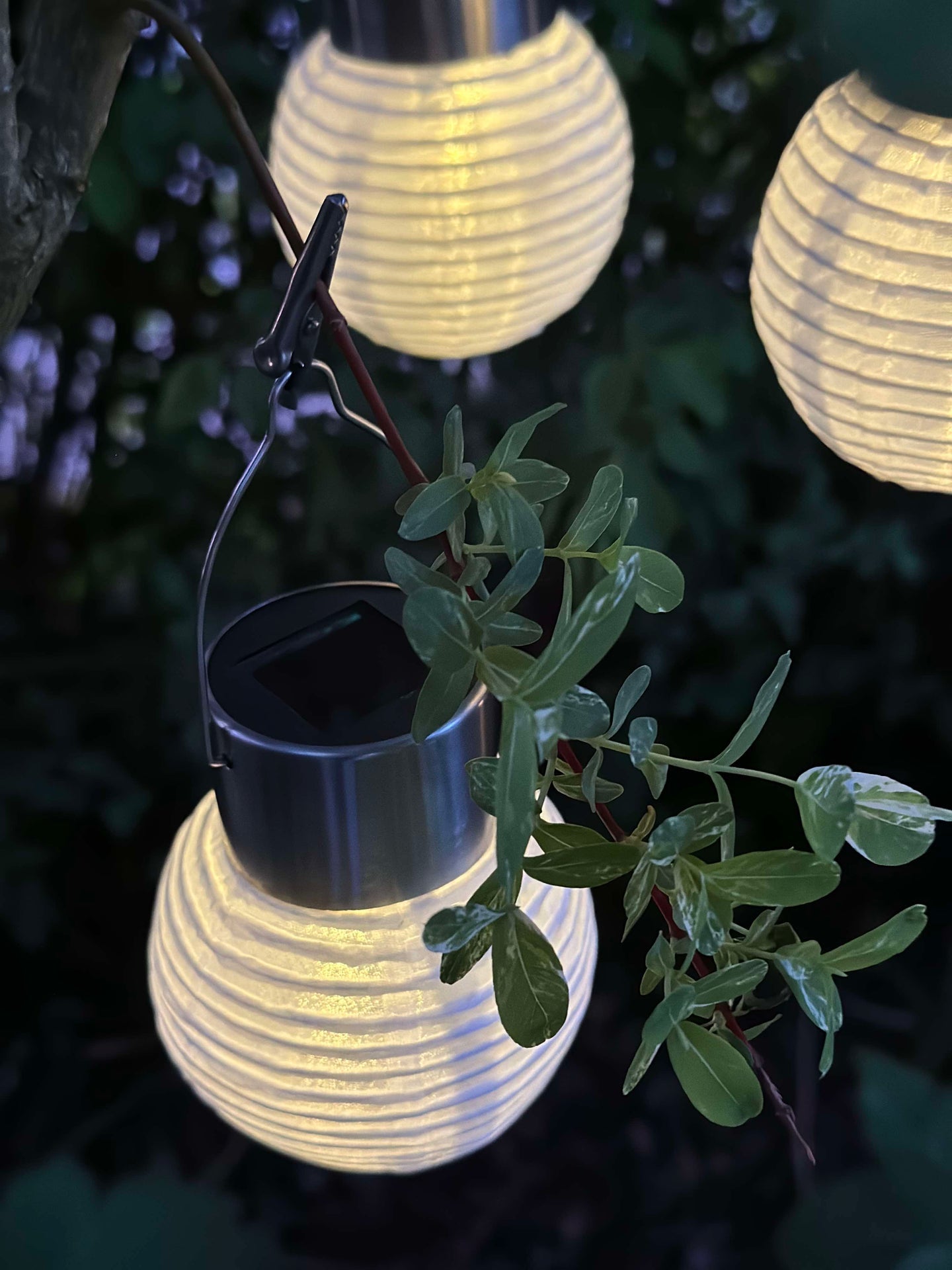 Mini lamper med solcelle - 3 stk.
