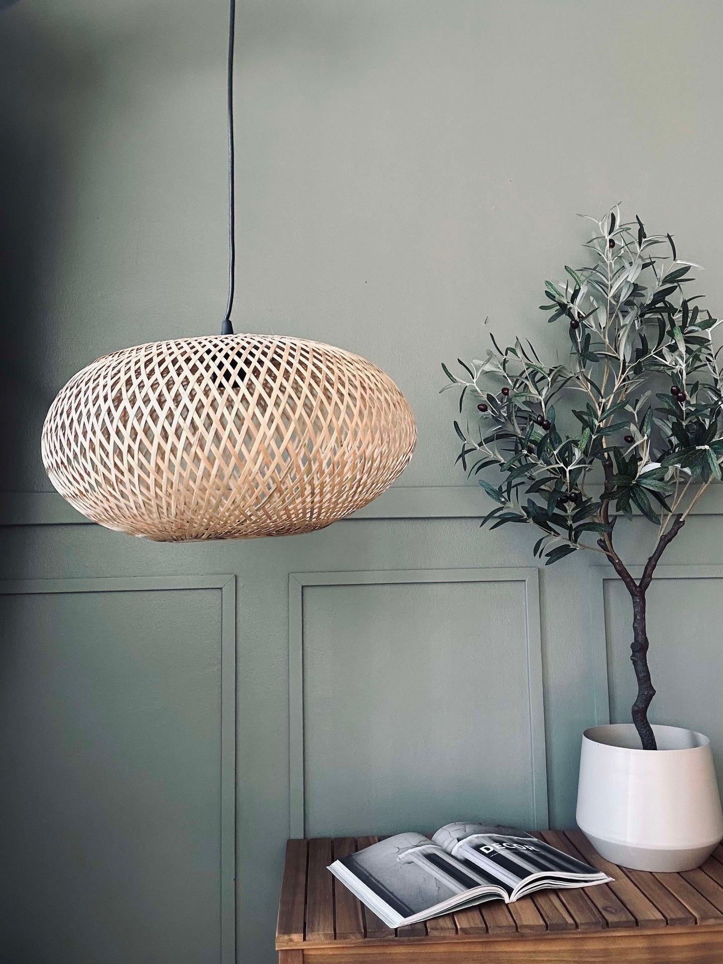 Lampe bambus - Dia 45
