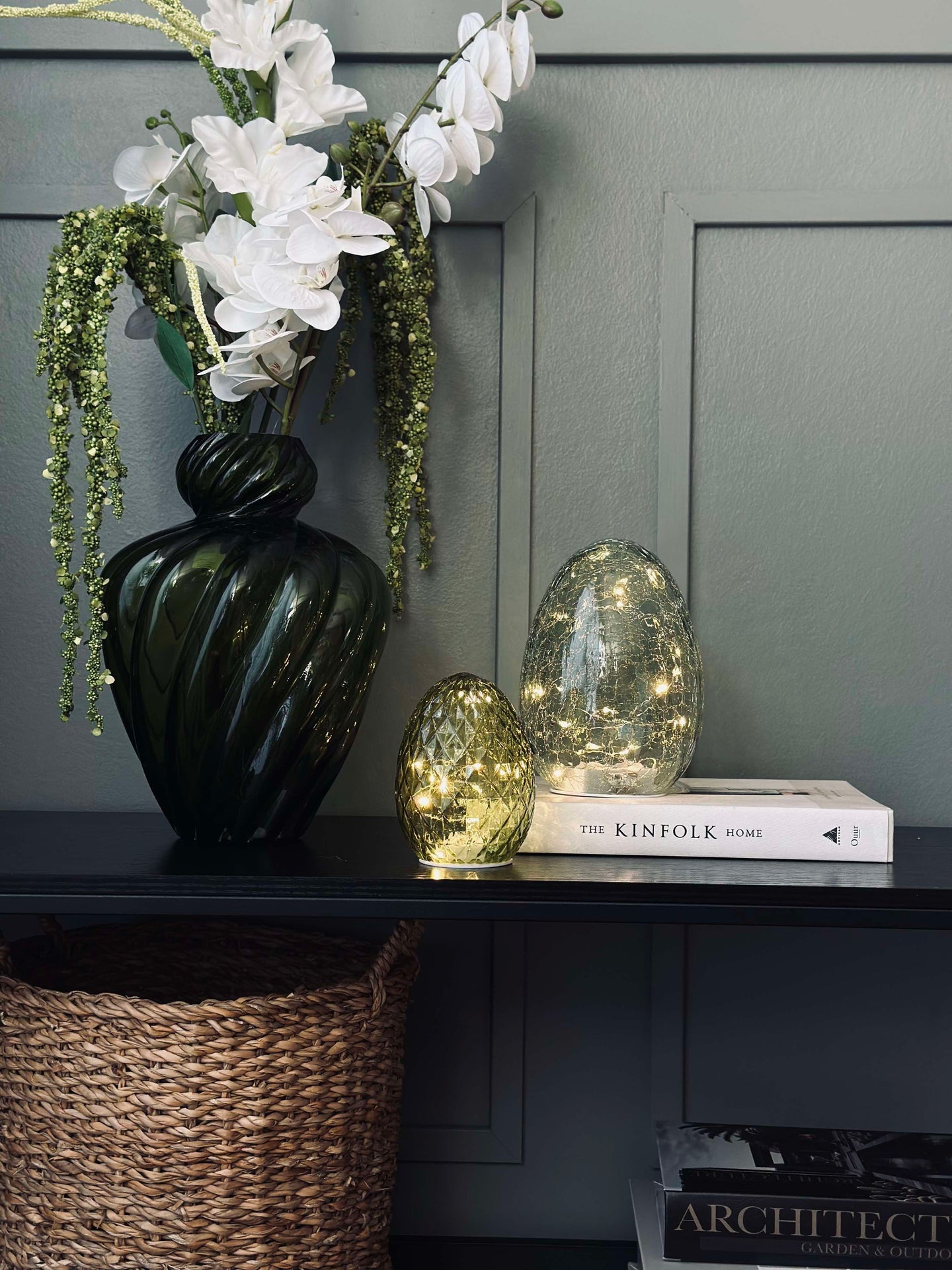 Lampe kule - Green diamond