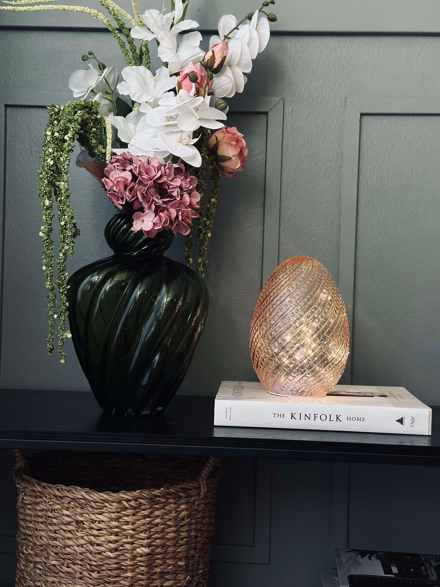 Lampe kule - Rose