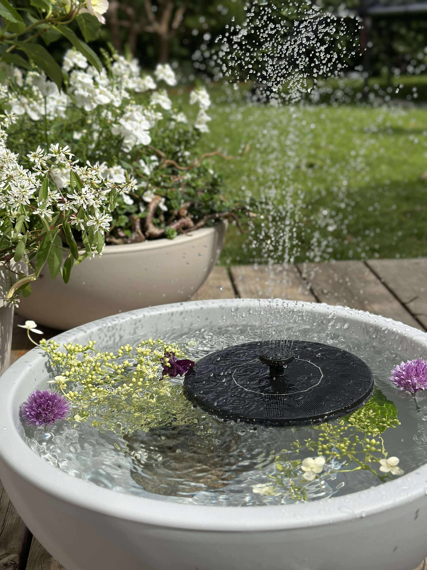 Speilbasseng i resirkulert plast - Stone grey
