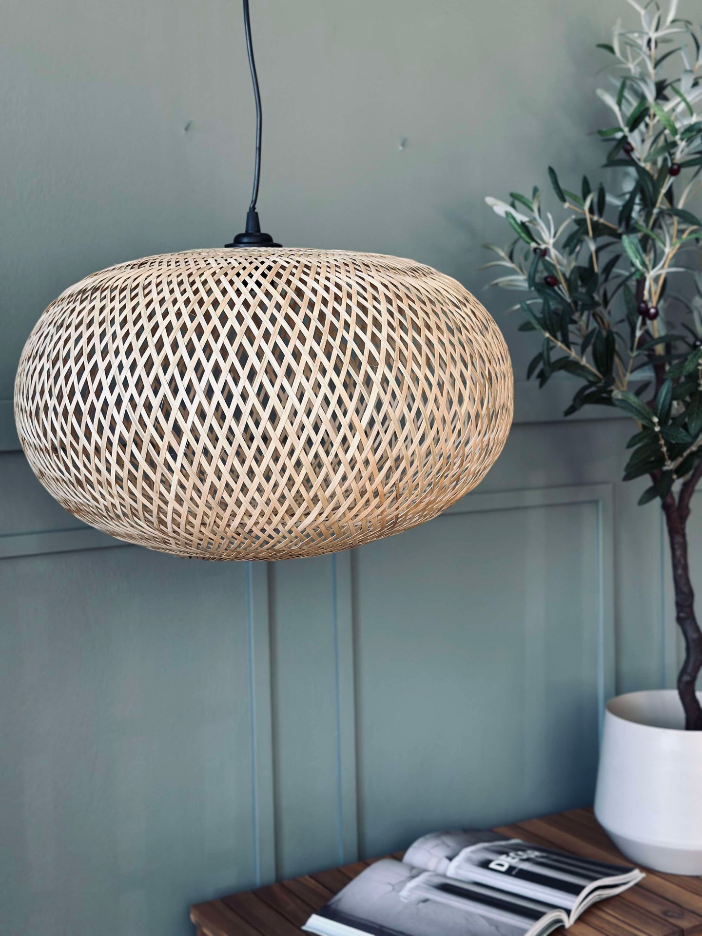 Lampe bambus - Dia 45