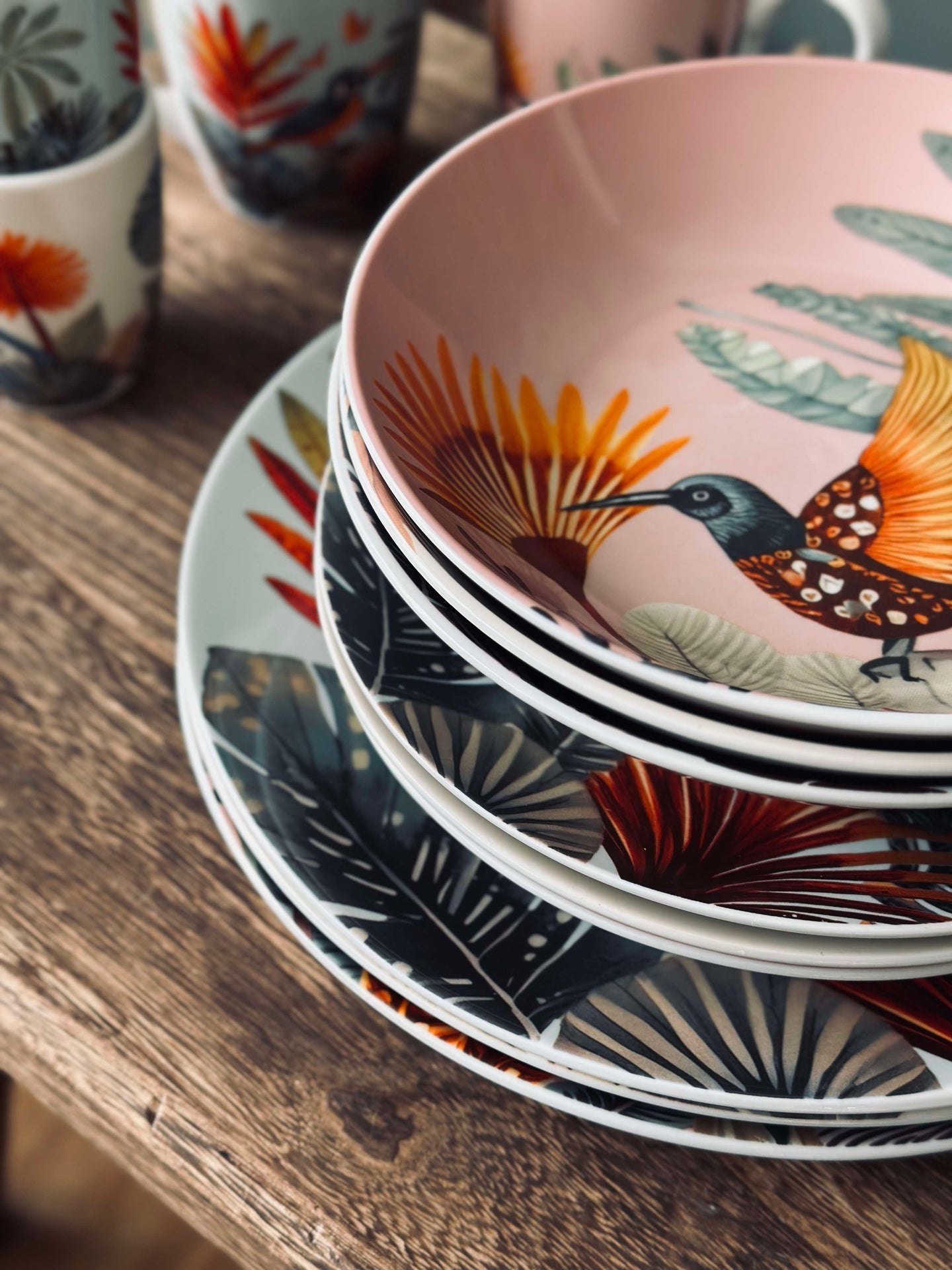 Tallerken 26cm - Boho mix