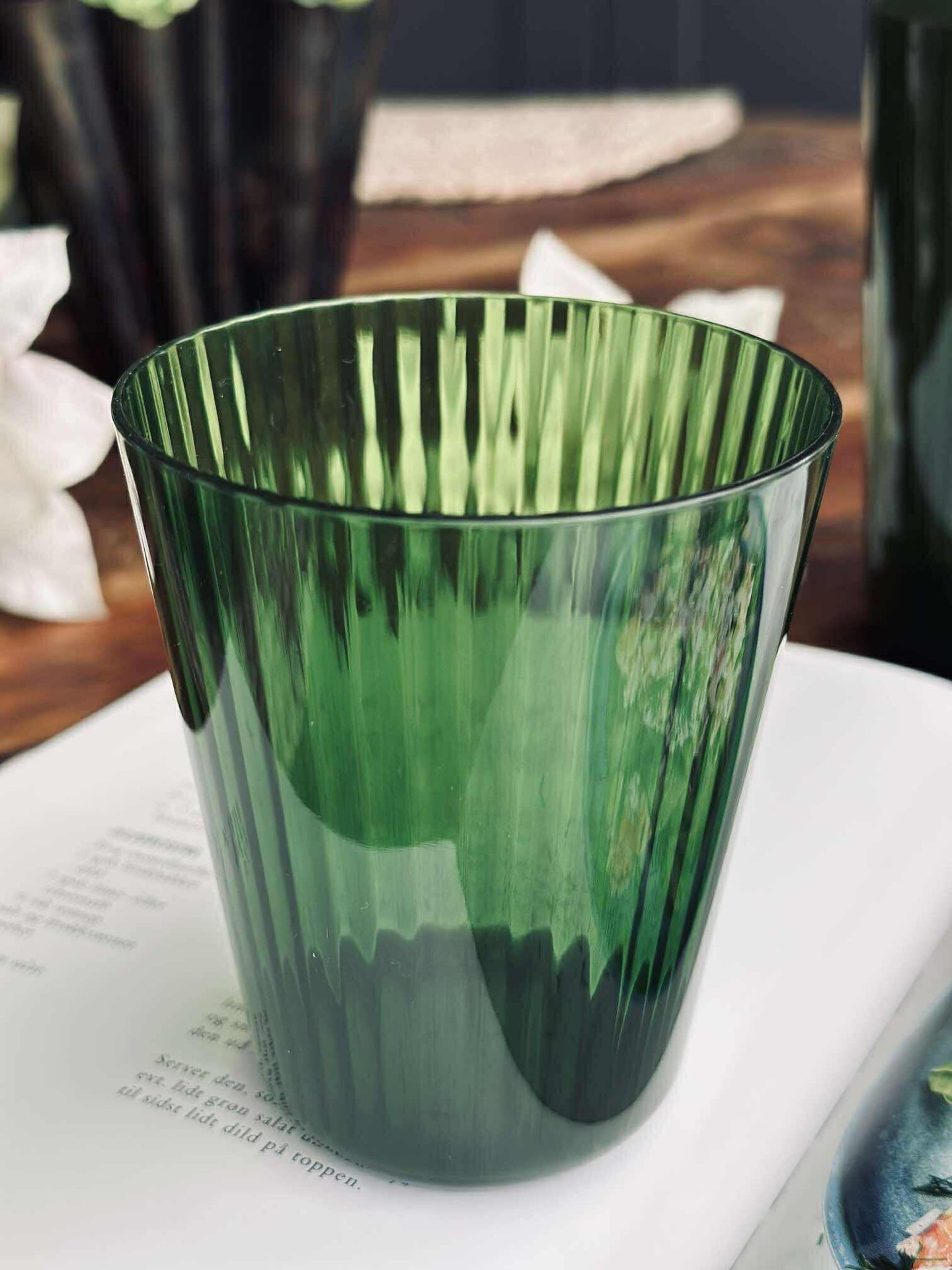 Glas Claire 300ml. Grønn - 2 stk.
