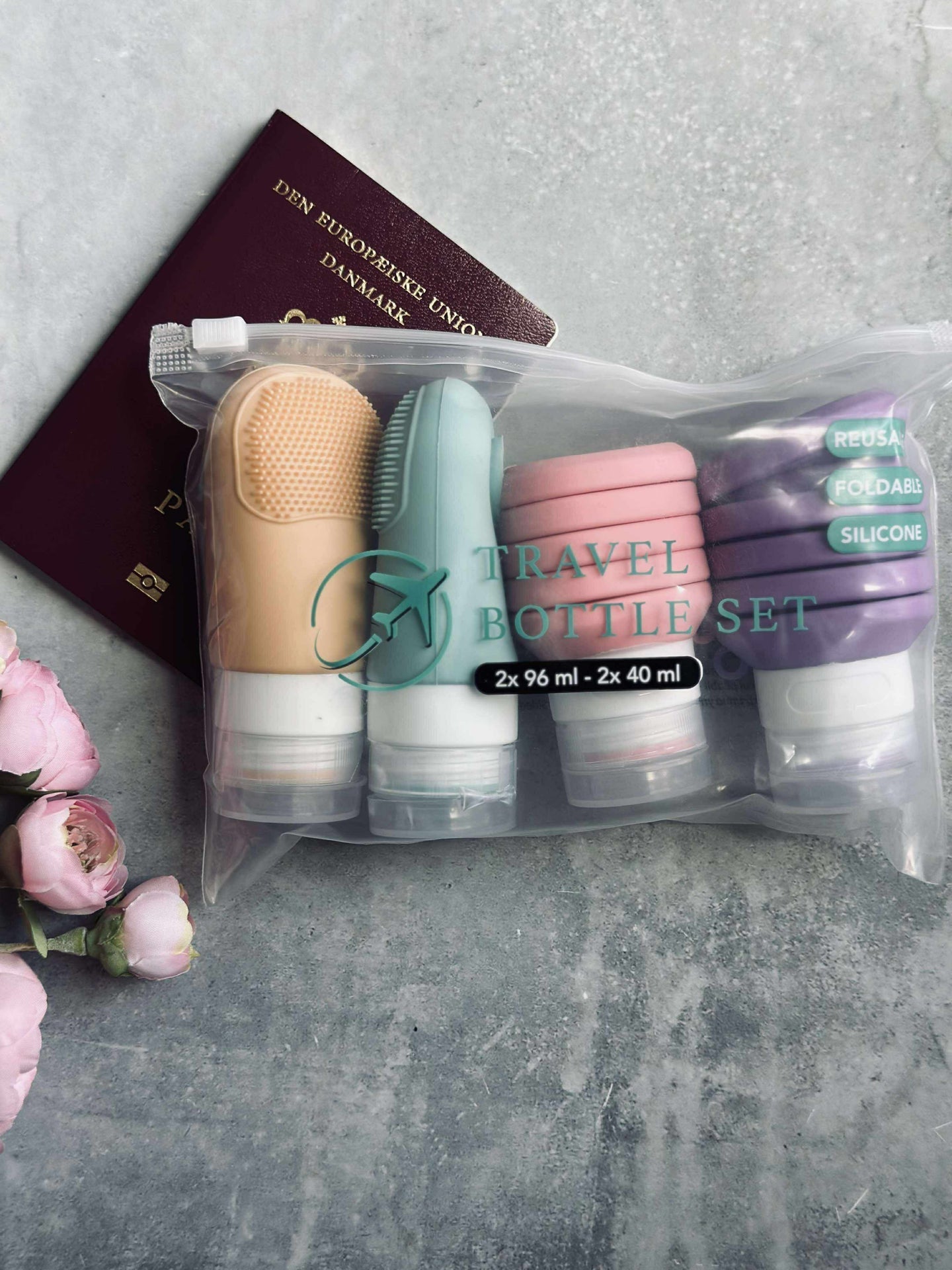 Reisesett – Oppbevaringssett med 5 stk.