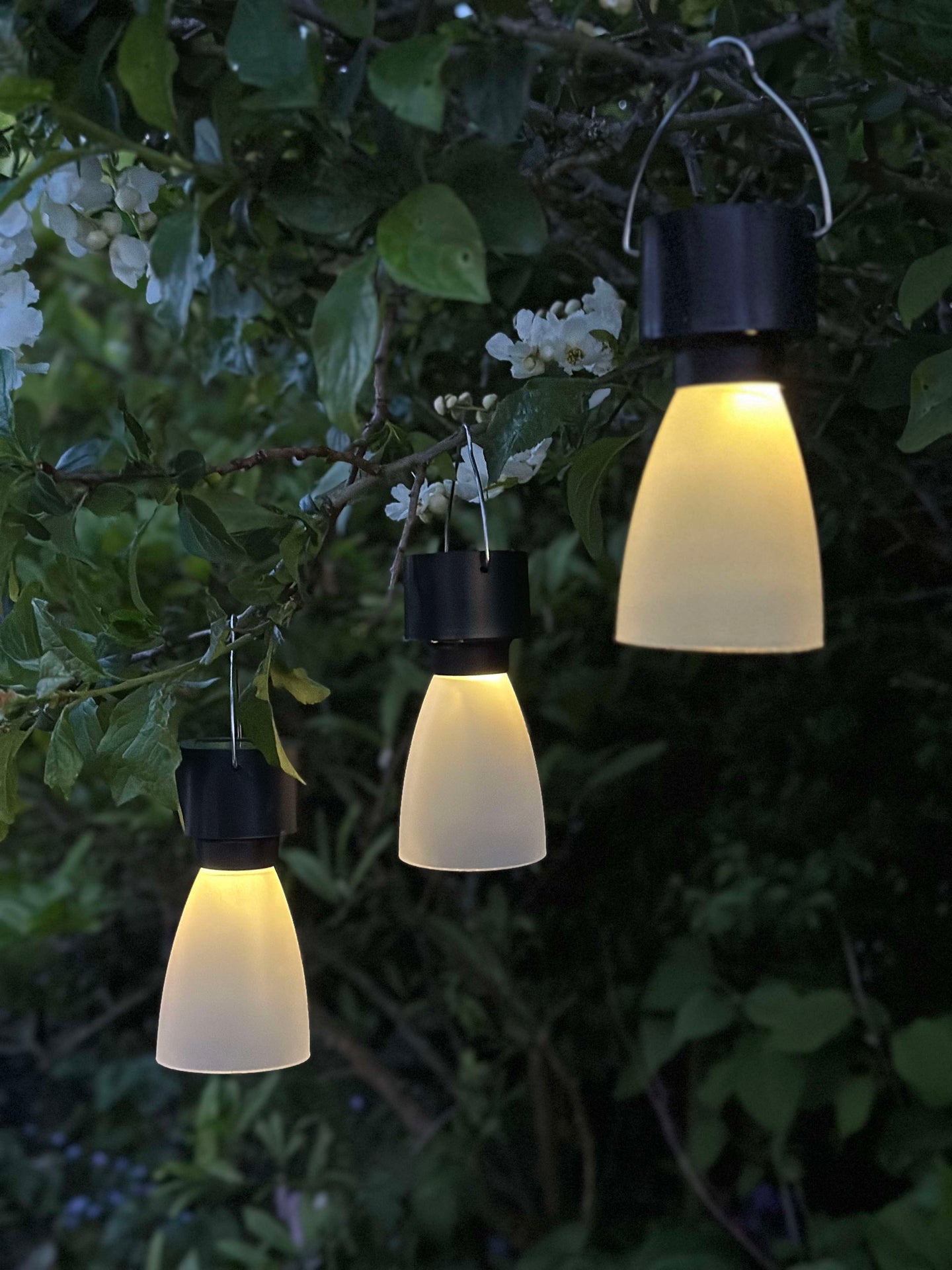 Mini lampe med solcelle