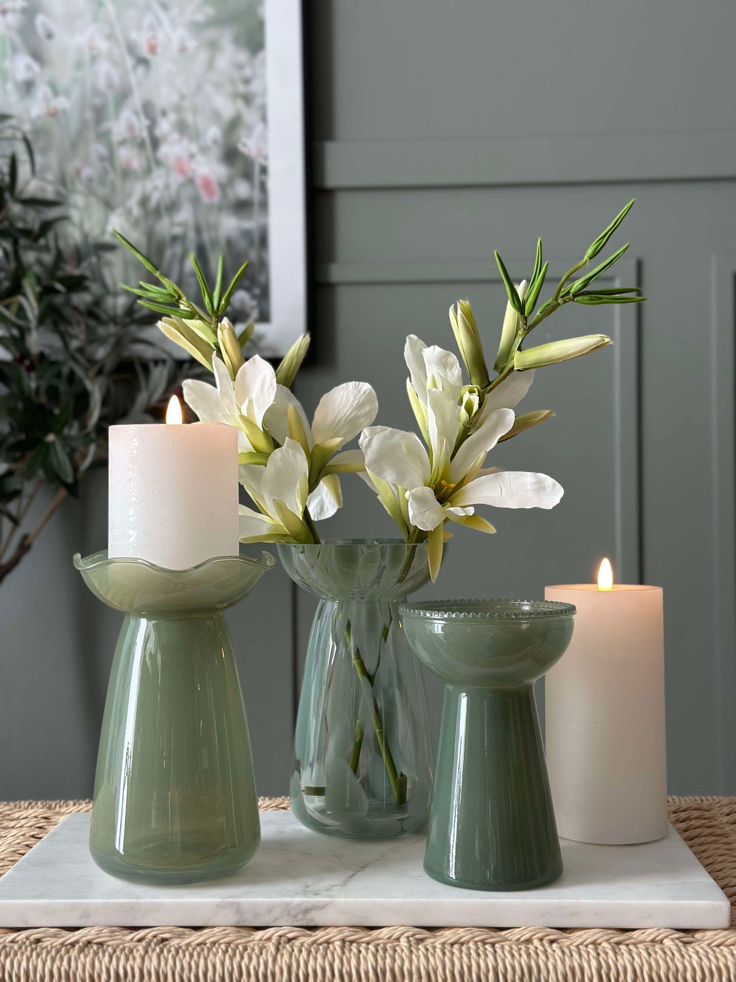 Hyasintvase Lara - Grønn