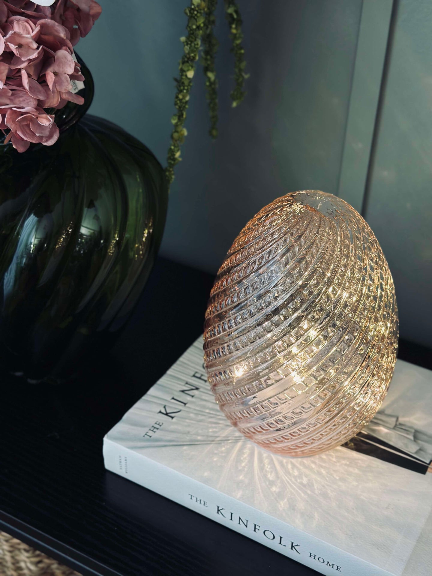 Lampe kule - Rose