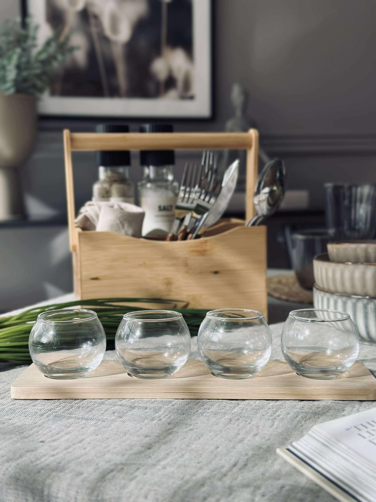 Tapas - 4 skåler og fat