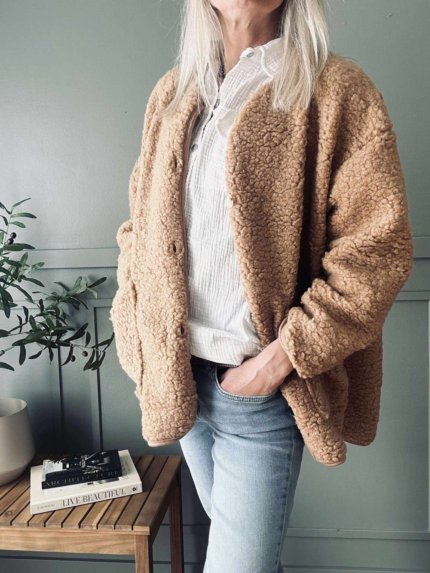 Jakke Lucile Camel