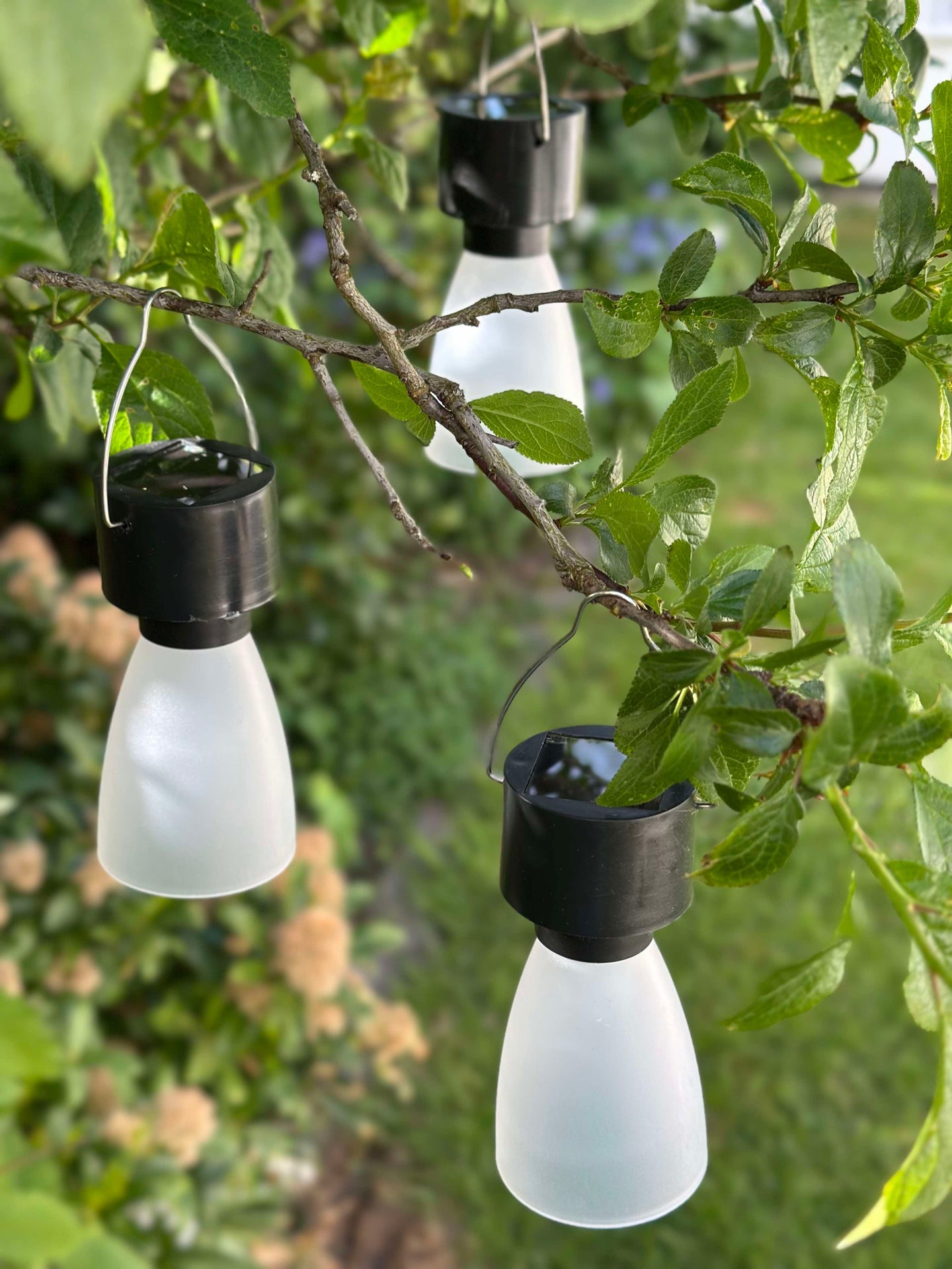 Mini lampe med solcelle