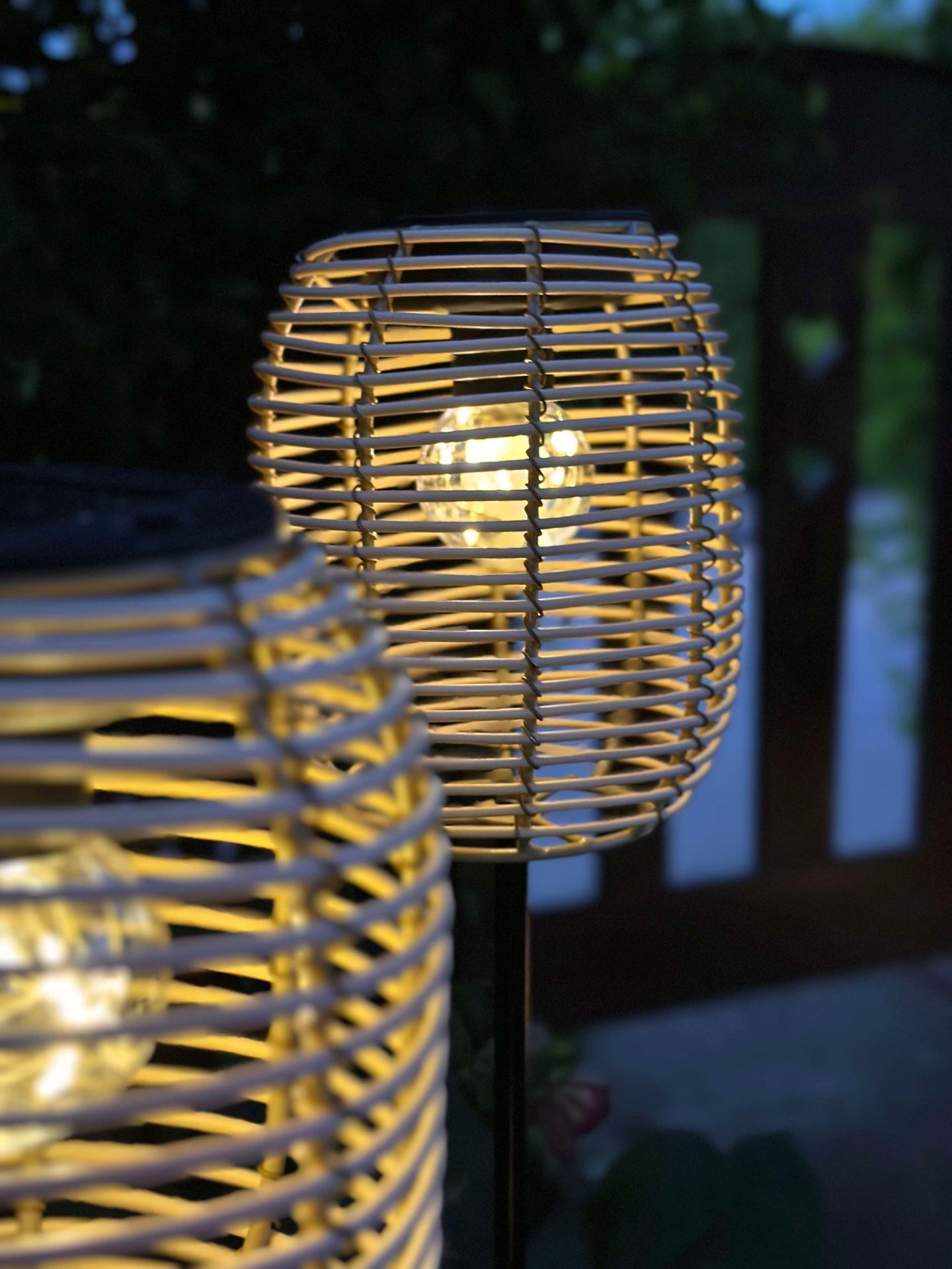 Lykt på spyd - Solar Natur