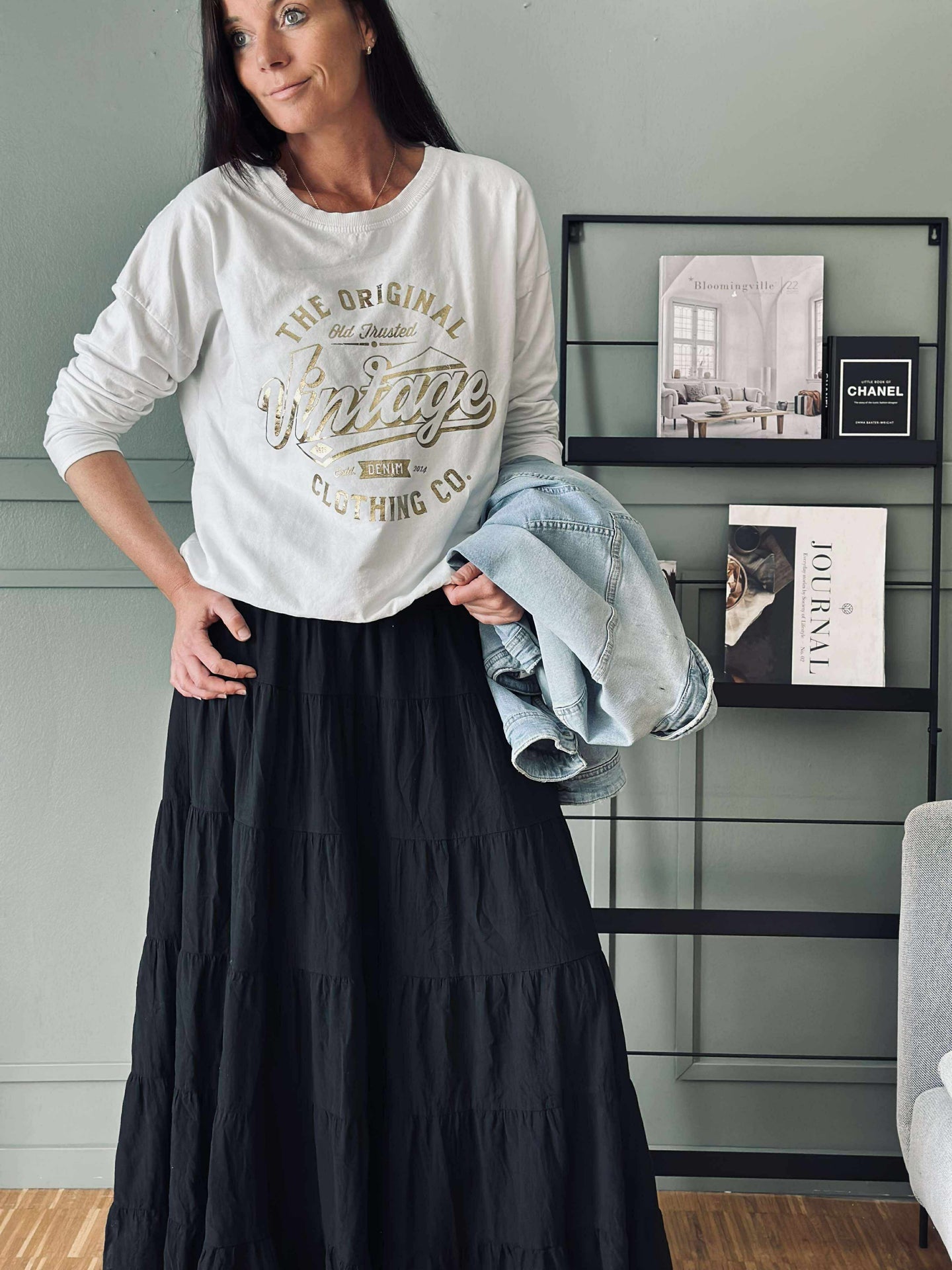Skjørt Boheme cotton – S/M Black