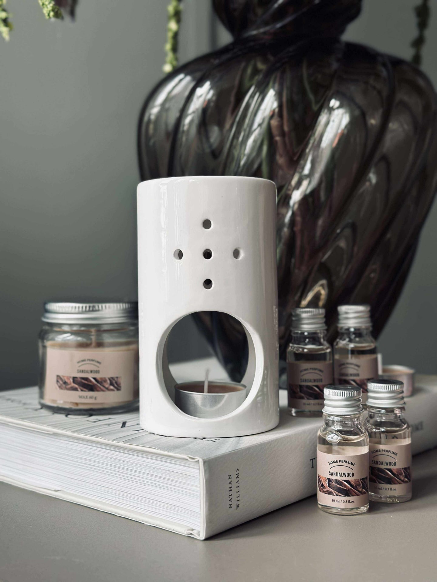 Aroma sett - 8 deler Sandalwood