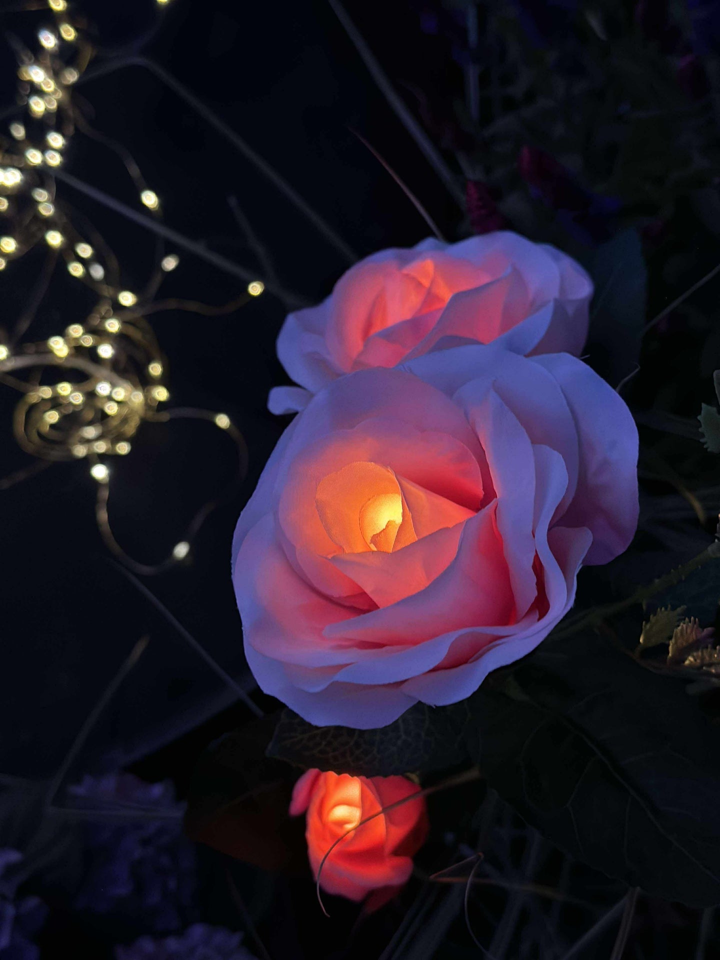 Rose med solceller - Rosa