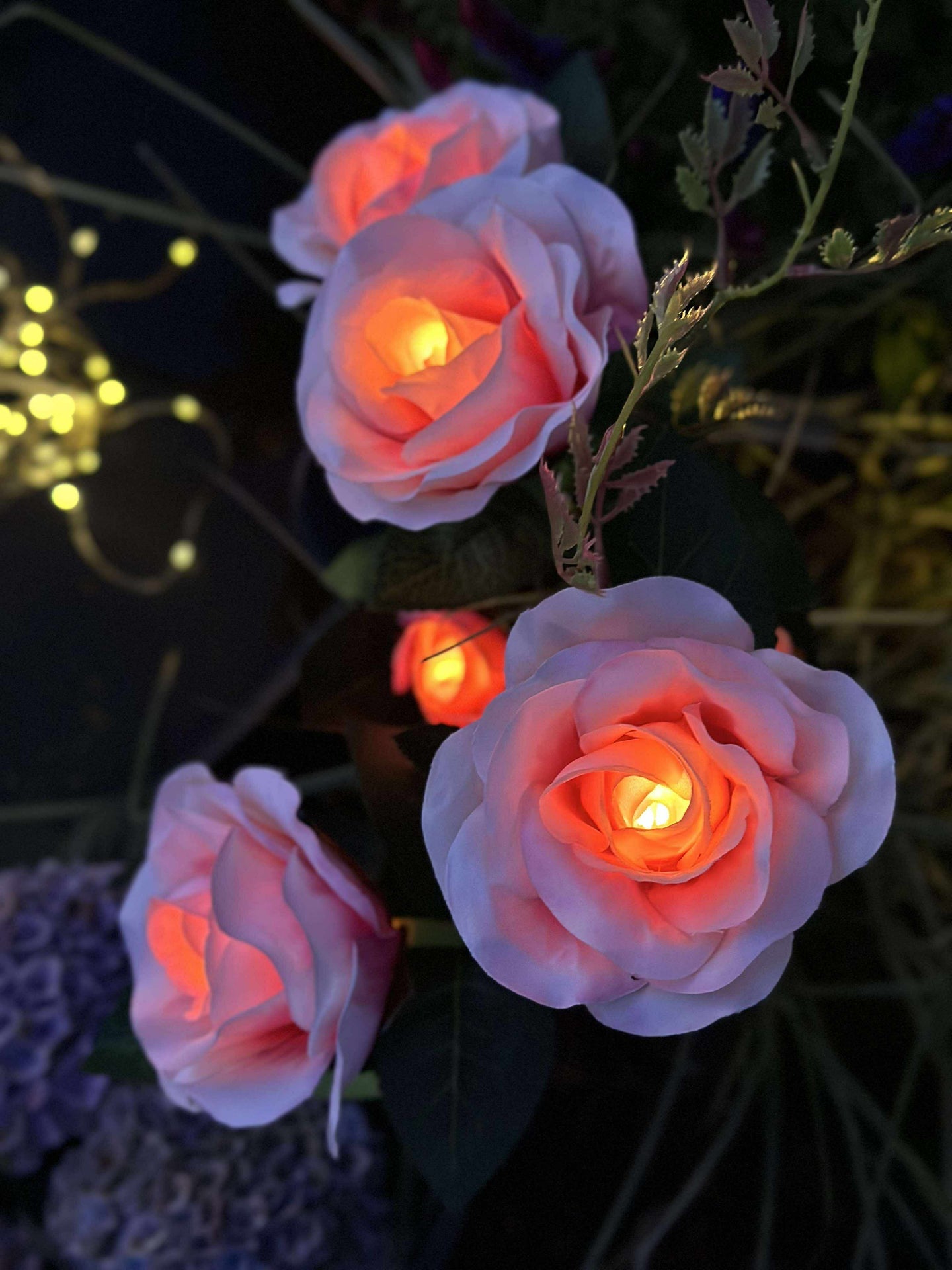 Rose med solceller - Rosa