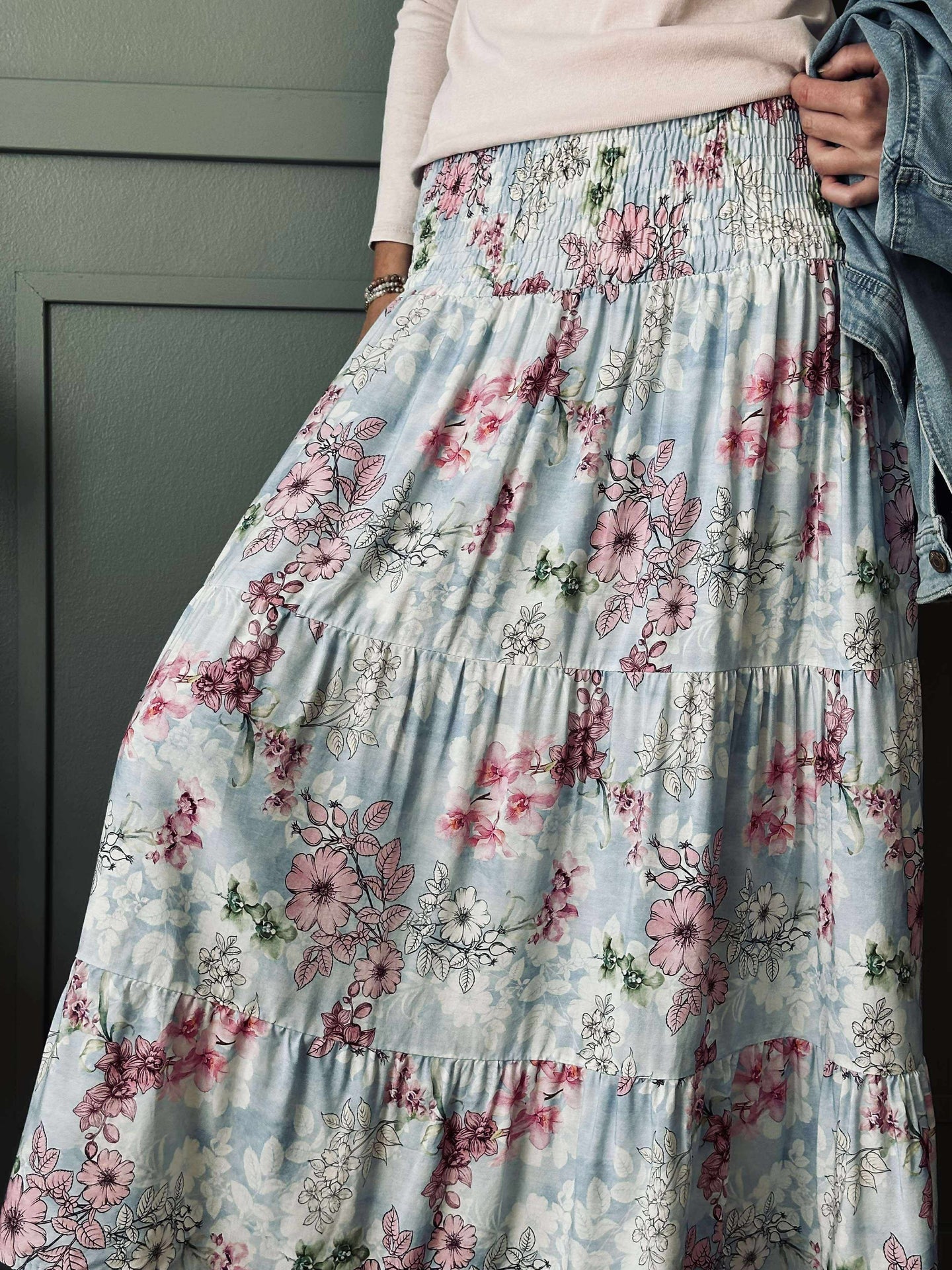 Skjørt Celeste blå