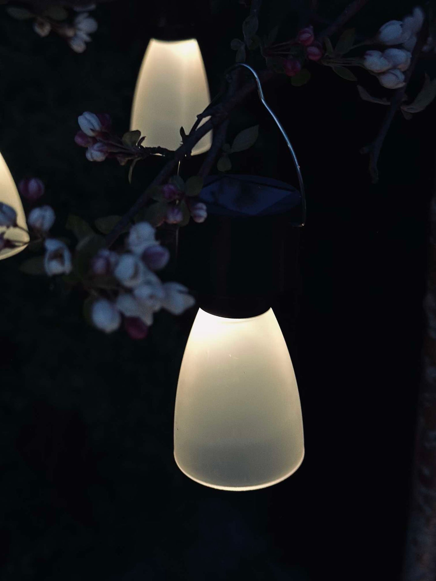Mini lampe med solcelle