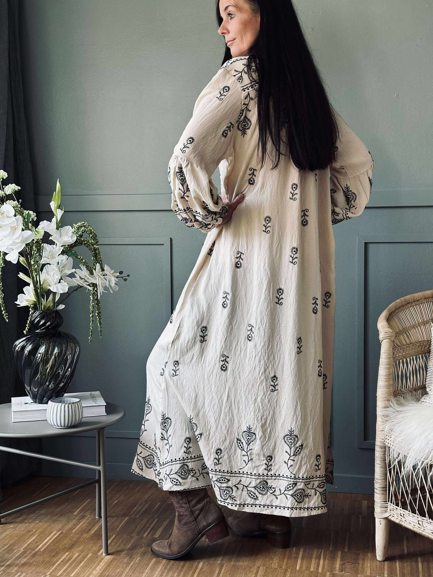 Kjole Embroidery boheme