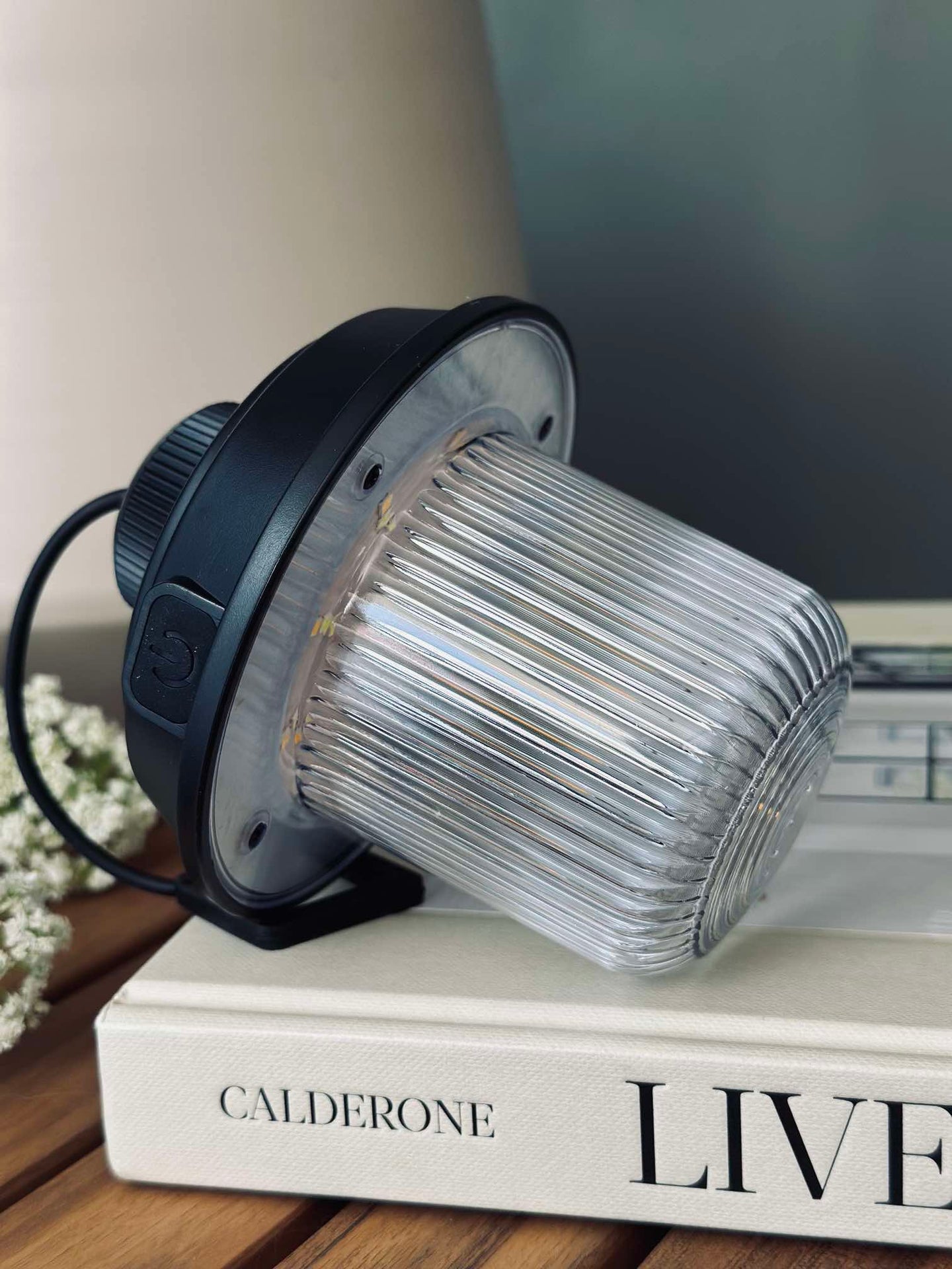 Campinglampe med ledning - Color mix
