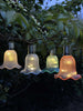 Pendel flower m. solceller - Rosa
