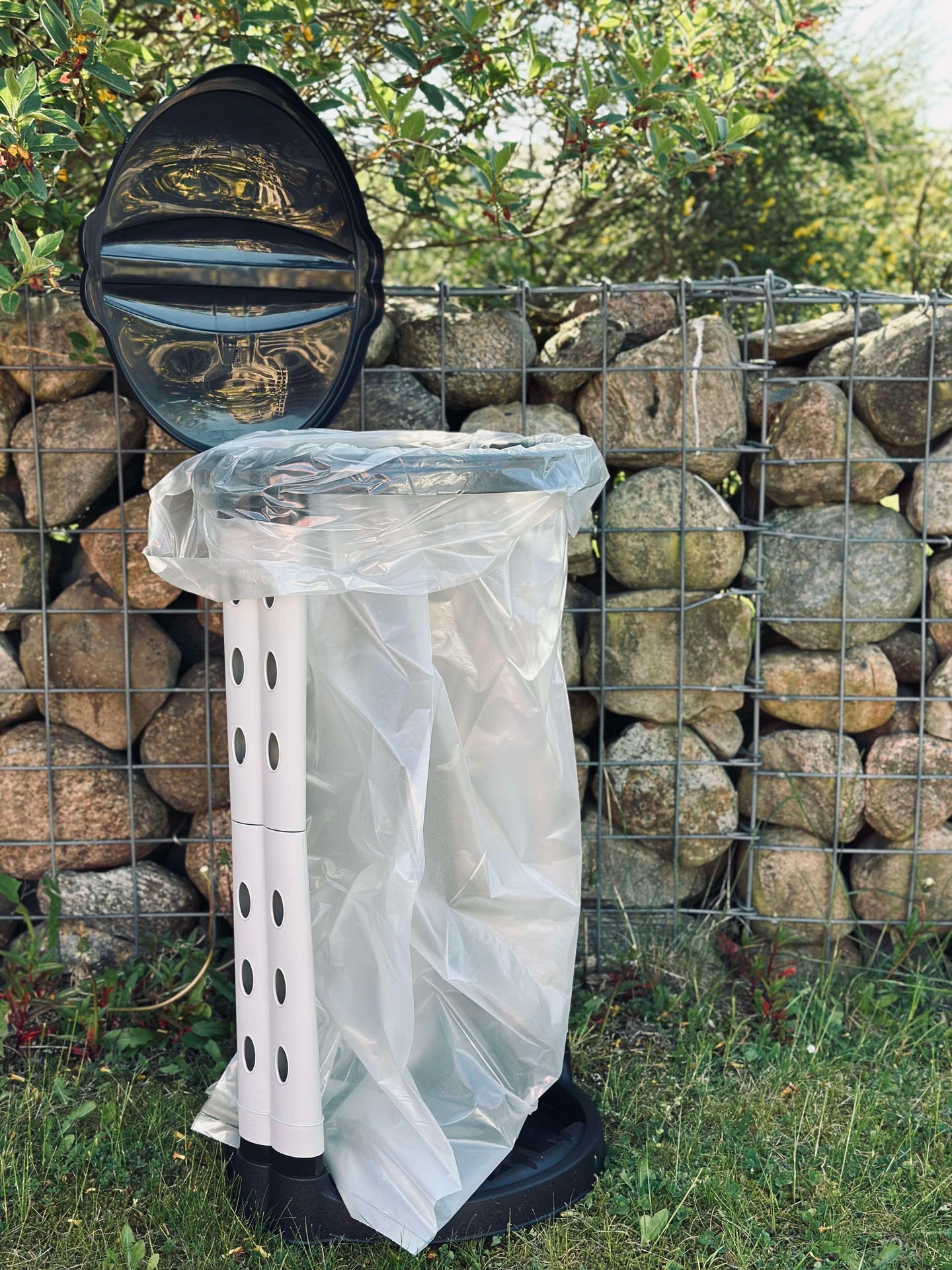 Stativ for søppelposer