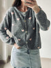 Cardigan Alpaga - Hjerter