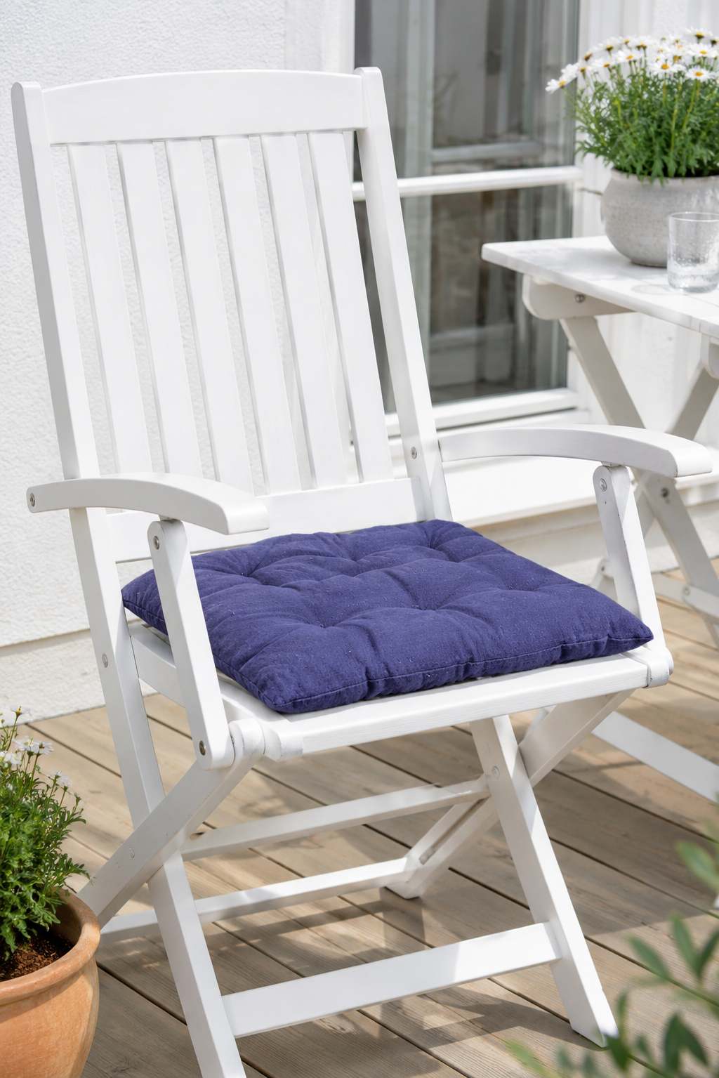 Futonpute Blå – 40×40