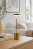 LED bordlampe KELLY Gold - oppladbar