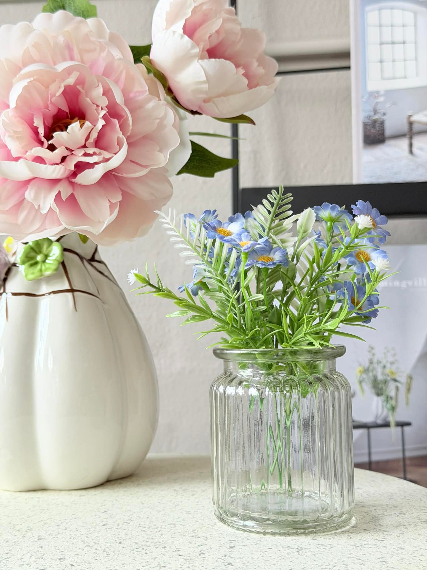Blomster i vase - Flere farger